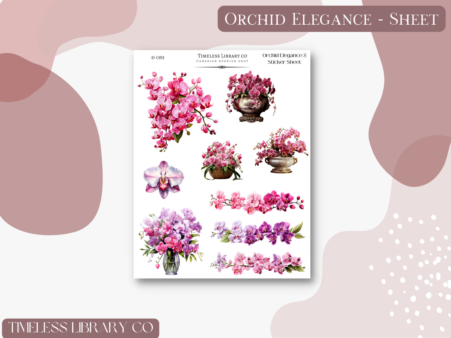 Orchid Elegance Deco Set