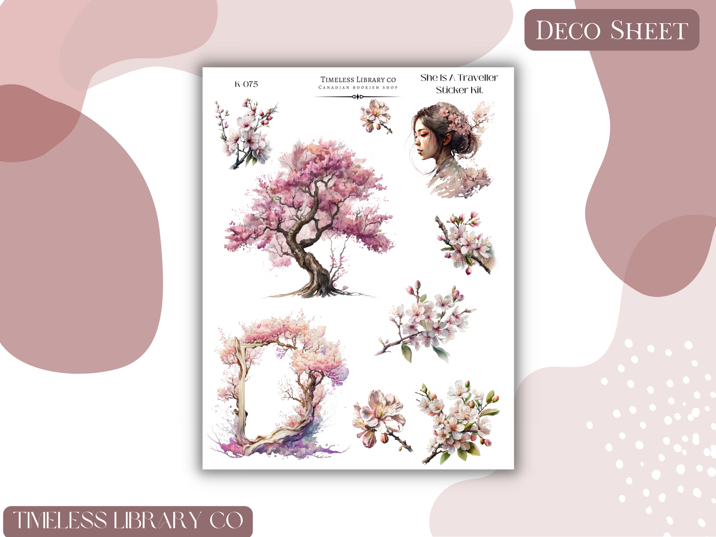 Cherry Blossoms Vertical Kit