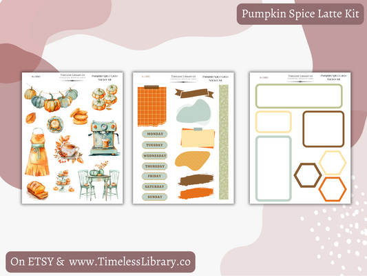 Pumpkin Spice Latte Vertical Kit