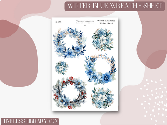 Winter Wreathes Sticker Sheet