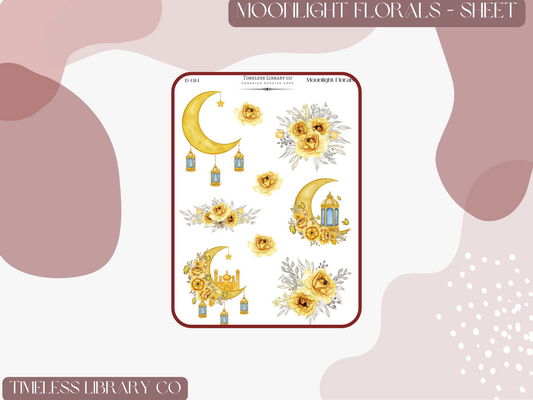 Moonlight Florals Sticker Sheet