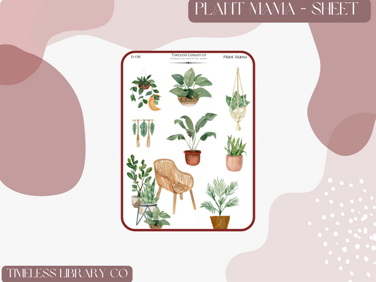 Plant Mama Sticker Sheet